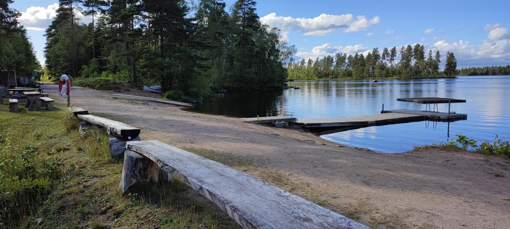 Boende I Malaskog, Near The Lake, Boat, Big Garden Ryssby Екстериор снимка